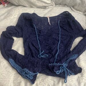 Free People lace top